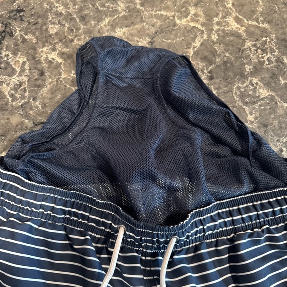 H&M Blue & White Stripe Swim Trunks/Shorts - Picture 5 of 7